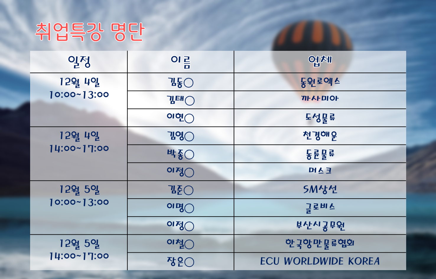 취업선배