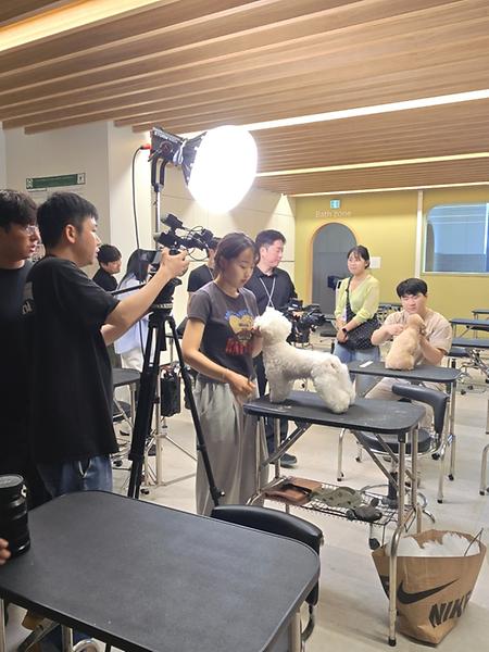  KNN 방송국과 함께한 신입생 홍보영상 촬영  