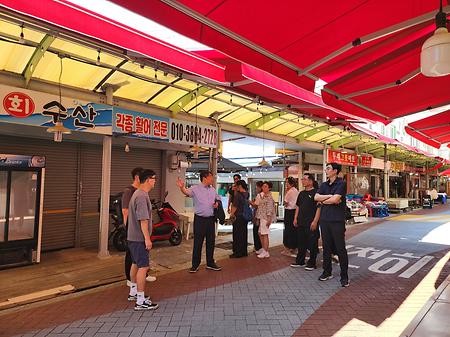 반여시장 상권활성화 프로젝트 '반할맥 페스티벌' 시장 사전 탐방