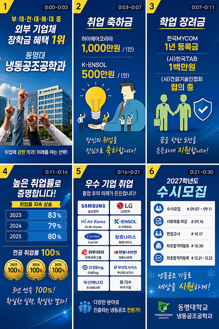 2027학년도 수시모집 일정 안내
